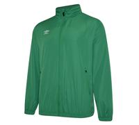 Umbro Boys Childrens/Kids Club Essential Light Waterproof Jacket (Emerald) - Size 9-10Y