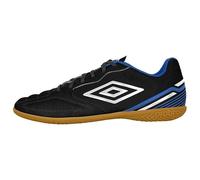 UMBRO Boy's Classico 13 Indoor Jr. Soccer Shoe, Black White Royal Blue, 14 UK