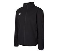Umbro Boy's Club Essential Bonded Jacket in Black | Size: 9-10 Years Umbro Black 9-10 Years