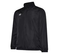 Umbro Boy's Club Essential Light Waterproof Jacket in Black | Size: 7-8 Years Umbro Black 7-8 Years