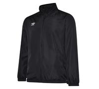 Umbro Boy's Club Essential Light Waterproof Jacket in Black | Size: 9-10 Years Umbro Black 9-10 Years