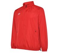 Umbro Boy's Club Essential Light Waterproof Jacket in Scarlet | Size: 7-8 Years Umbro Scarlet 7-8 Years