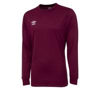 Umbro Boys Club Long-Sleeved Jersey - New Claret - New Claret - 4-5 Years
