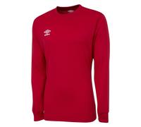 Umbro Boys Club Long-Sleeved Jersey - Vermillion - 6-7 Years - Vermillion - 100% Polyester