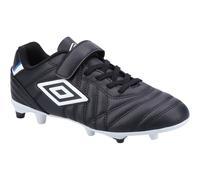 Umbro Speciali Liga Firm Ground Jnr Football Boot Unisex Black/White UK Size 13