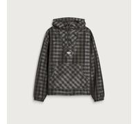 Umbro by Slam Jam Men's Checked Masked Anorak - END. Exclusive Dark Grey/Black Small