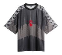 Umbro by Slam Jam Men's History Tape Kit Jersey Black/Red/Anthracite