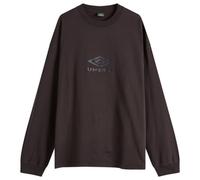 Umbro by Slam Jam Men's OG Logo Long Sleeve T-Shirt Washed Black