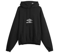 Umbro by Slam Jam Men's OG Logo Mask Hoodie Washed Black