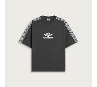 Umbro by Slam Jam Men's OG Tape T-Shirt - END. Exclusive Dark Grey Small