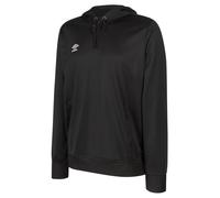 Umbro Childrens/Kids Club Essential Polyester Drawstring Hoodie - Black - 9-10 Years - Black - 100% Polyester