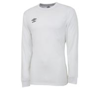 Umbro Childrens/Kids Club Long-Sleeved Jersey - White - White - 7-8 Years