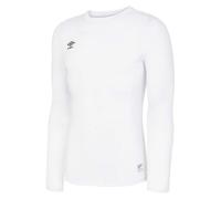 Umbro Childrens/Kids Core Long-Sleeved Base Layer Top - White - 9-10 Years - White - 97% Polyester/3% Elastane