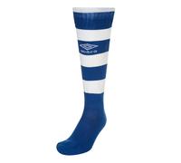Umbro Childrens/Kids Hoop Stripe Socks - Royal Blue/White - 2 UK-7 UK - Royal Blue/White - 95% Nylon/5% Lycra