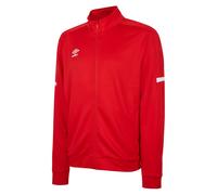 Umbro Childrens/Kids Legacy Track Jacket13 Years Vermillion/White UO2188
