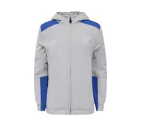 Umbro Kids Pro Training Rangers FC Packable Waterproof Jacket - Microchip/Nautical Blue - 13 Years - Microchip/Nautical Blue - 100% Polyester