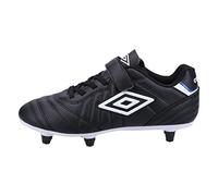 Umbro Childrens/Kids Speciali Liga Leather Football Boots (13 UK Child) (Black/White)