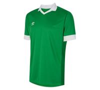 Umbro Childrens Unisex Childrens/Kids Tempest Short-Sleeved Jersey (Emerald/White) - Green - Size 7-8Y