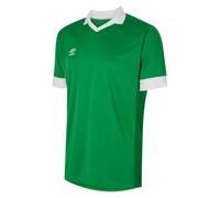 Umbro Childrens Unisex Childrens/Kids Tempest Short-Sleeved Jersey (Emerald/White) - Green - Size 9-10Y
