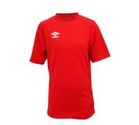 Umbro Children's Raglan Rugby Drill Top, Vermillion, 9-10 Years