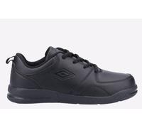 Umbro Ashfield Junior Trainers Lace Up Back To School Shoes Black