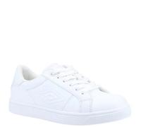 (13 UK Child, White) Umbro Childrens/Kids Medway Lace Trainers