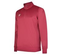 Umbro Club Essential Half Zip Sweatshirt in Burgundy | Size: 4-5 Years Umbro Burgundy 4-5 Years