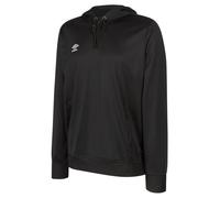 Umbro Club Essential Polyester Drawstring Hoodie in Black | Size: 9-10 Years Umbro Black 9-10 Years