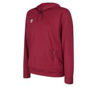 Umbro Club Essential Polyester Drawstring Hoodie in Burgundy | Size: 13 Years Umbro Burgundy 13 Years