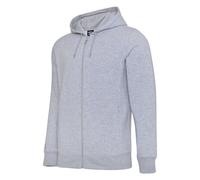 Umbro Club Leisure Full Zip Drawstring Hoodie in Pale Grey | Size: 7-8 Years Umbro Pale Grey 7-8 Years