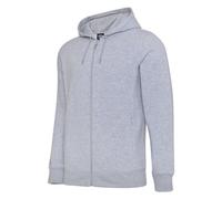 Umbro Club Leisure Full Zip Drawstring Hoodie in Pale Grey | Size: 9-10 Years Umbro Pale Grey 9-10 Years