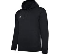 Umbro Mens Club Leisure Hoodie (Black/White) - Size Large