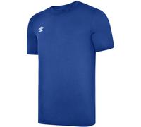 Umbro Mens Club Leisure T-Shirt - Royal Blue/White - Royal Blue/White - S