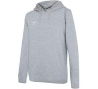 Umbro Womens/Ladies Club Leisure Hoodie (Grey Marl/White) - Multicolour - Size Medium