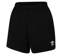 Umbro Club Logo Elasticated Waist Drawcord Shorts Black L
