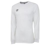 Umbro Club Long-Sleeved Jersey in White | Size: 13 Years Umbro White 13 Years