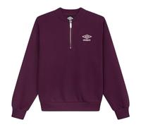 Umbro Core Womens Half Zip Sweatshirt