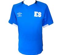Umbro El Salvador Men's Home Football Shirt 2021-2022 (UK, Alpha, L, Regular, Regular) Blue