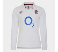 Umbro England 23/24 Home Classic L/S Rugby Shirt 3XL White