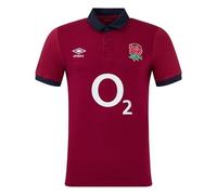 Umbro England 24/25 Alternate Classic S/S Rugby Shirt Mens 2XL Red