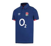 Umbro England Men's Rugby Classic Short Sleeve Alternate Jersey 2020-2021 (Small) Blue (93447U-KIT)