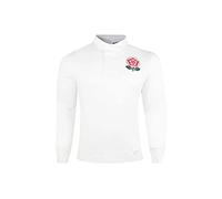 Umbro England RFU Men's 150 Anniversary Classic Long Sleeve Rugby Jersey, White Medium