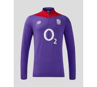 Umbro England Rugby 24/25 Mid Layer Top Mens 4XL Violet/Red