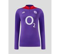 Umbro England Rugby 24/25 Mid Layer Top Womens S Violet/Red