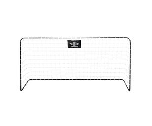 Umbro Football Goal - 182 x 122 x 61 cm - Metal - Includes 2 Ground Hooks - Black
