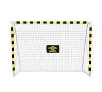 Umbro Football Goal - 300 x 200 x 90 cm - Metal - Football Training Equipment for All Ages - Easy to Assemble - Black/Yellow