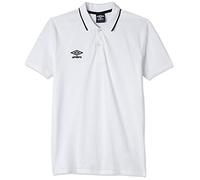 UMBRO FW Pique Men's Polo Shirt, white/black, S