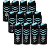 Umbro Ice Deodorant Body Spray - 150ml - (12 Pack) (With A FREE Fridge Magnet)