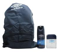 Umbro Ice Gift Set 75ml EDT + 150ml Shampoo & Conditioner + 150ml Shower Gel + Toiletry Bag