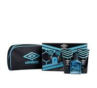 Umbro Ice Toiletry Bag, Edt 75ml, Shampoo & Cond 150ml And Shower Gel 150ml